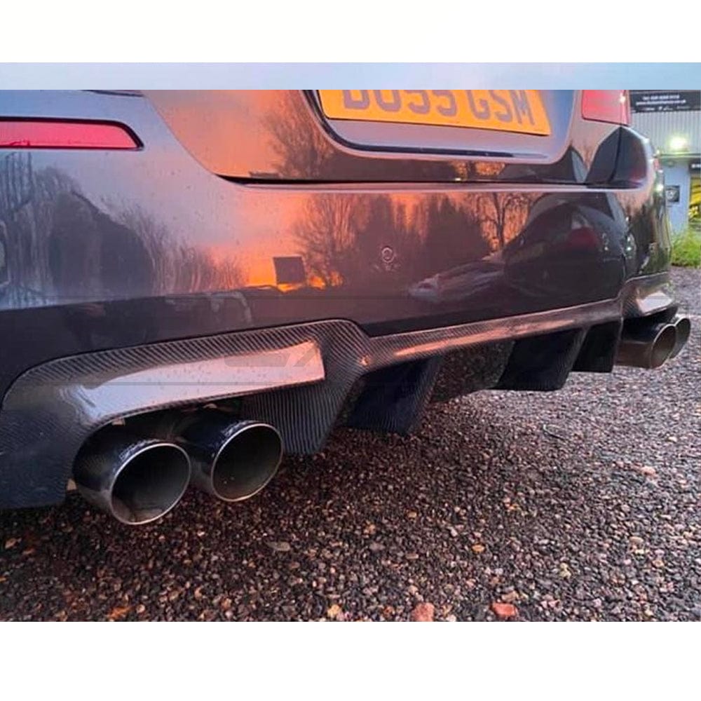 CT CARBON Diffuser BMW F10 M5 CARBON FIBRE DIFFUSER - V STYLE
