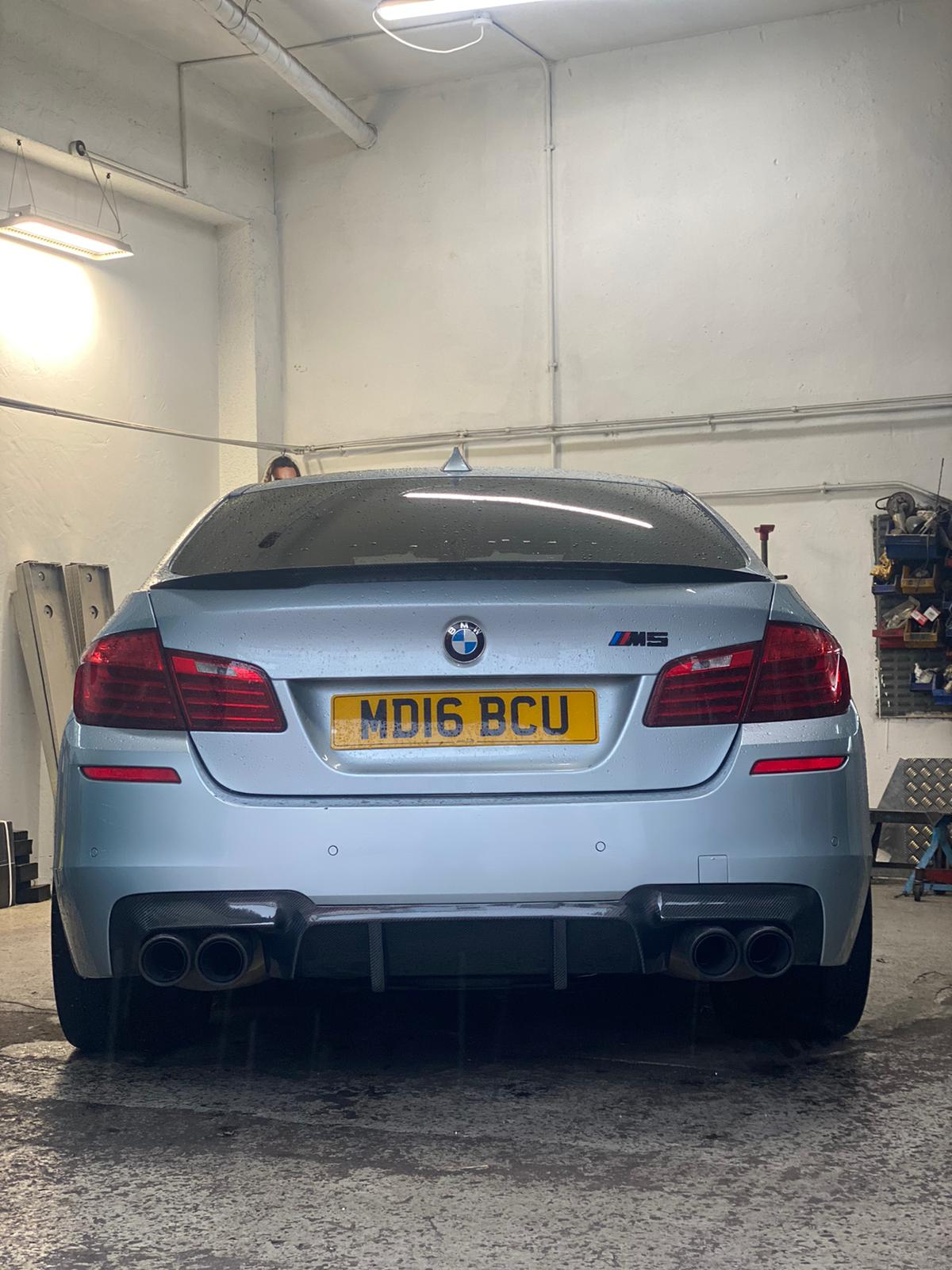 CT CARBON Diffuser BMW F10 M5 CARBON FIBRE DIFFUSER - V STYLE