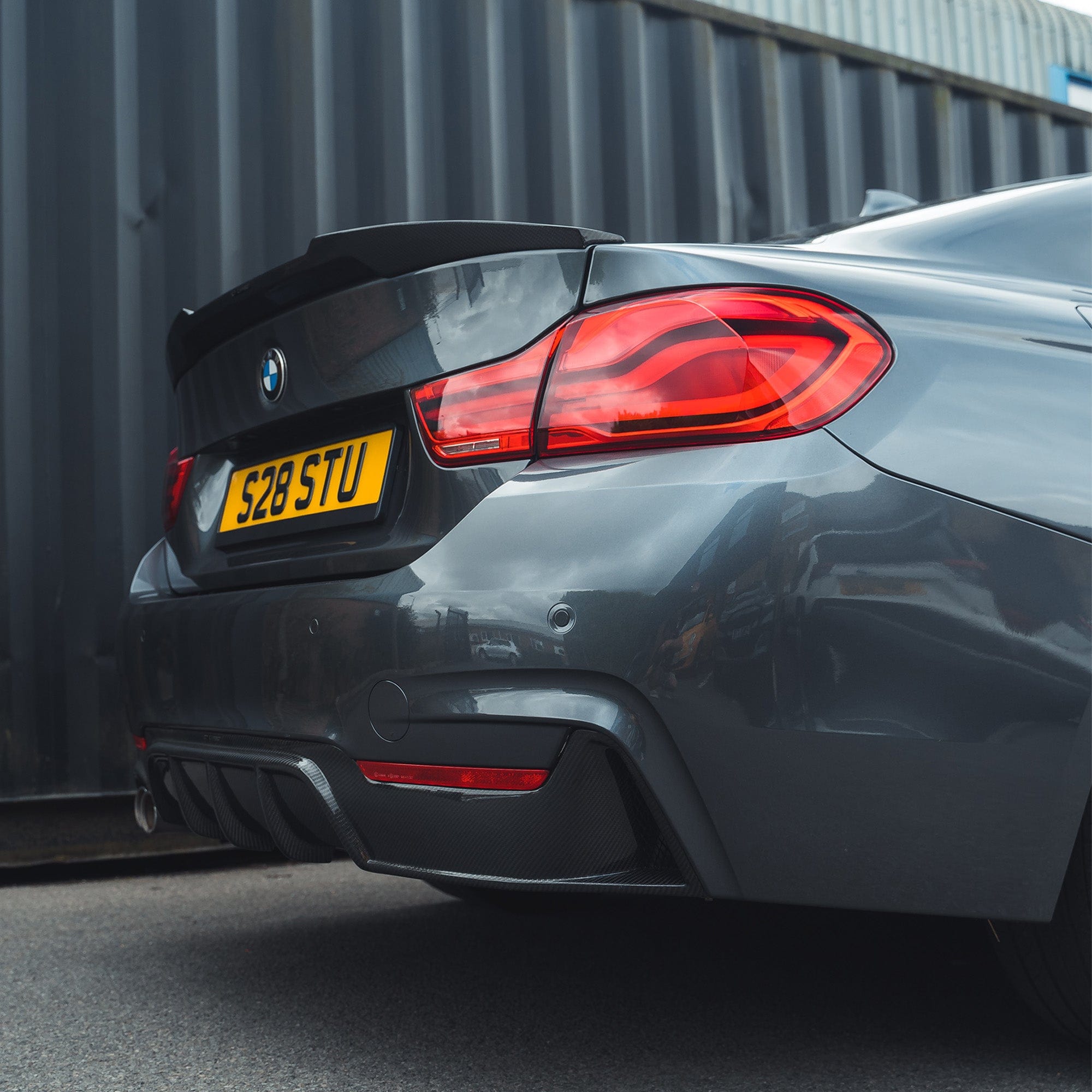 CT CARBON Splitter BMW F32 4 SERIES COUPE FULL CARBON FIBRE KIT - MP STYLE