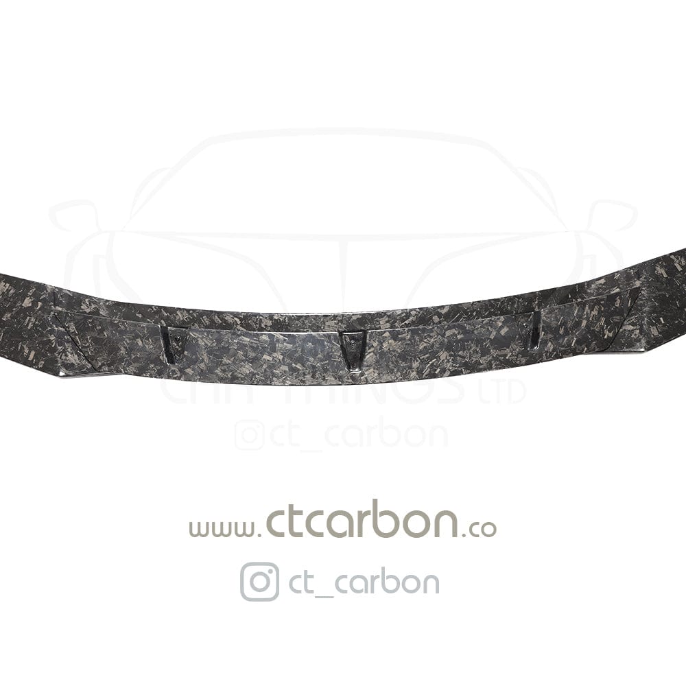 CT CARBON Splitter BMW M2 F87 N55(OG) FORGED CARBON FIBRE SPLITTER - V-STYLE