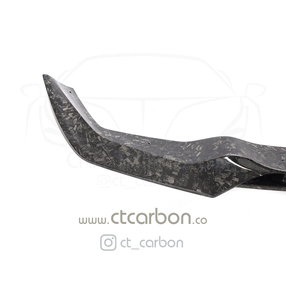 CT CARBON Splitter BMW M2 F87 N55(OG) FORGED CARBON FIBRE SPLITTER - V-STYLE