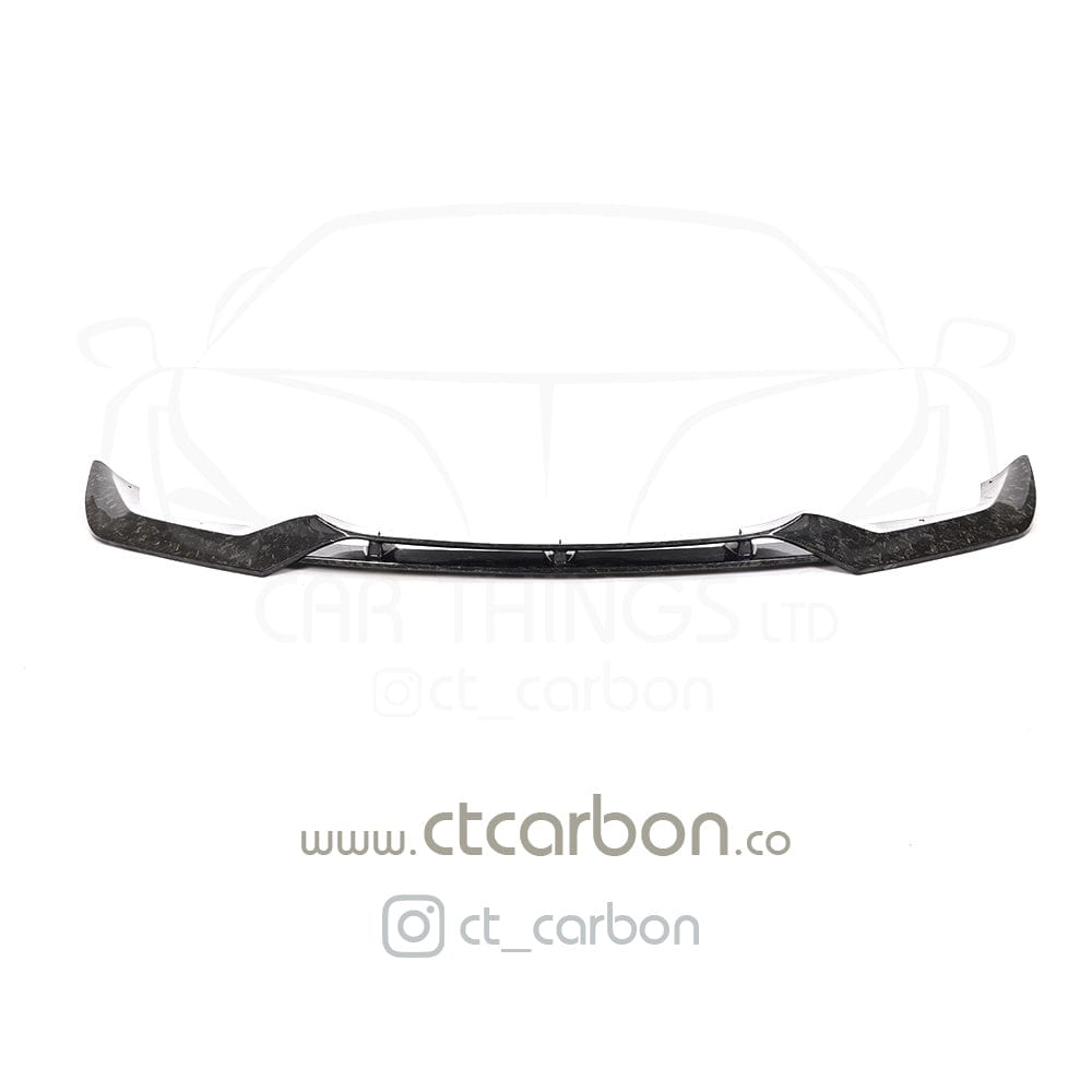 CT CARBON Splitter BMW M2 F87 N55(OG) FORGED CARBON FIBRE SPLITTER - V-STYLE