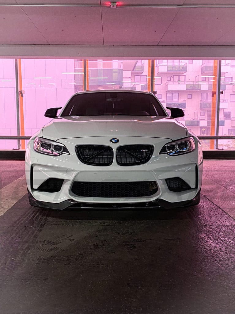 CT CARBON Splitter BMW M2 F87 N55(OG) FORGED CARBON FIBRE SPLITTER - V-STYLE