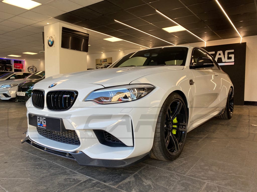 CT CARBON Splitter BMW M2 F87 N55(OG) FORGED CARBON FIBRE SPLITTER - V-STYLE