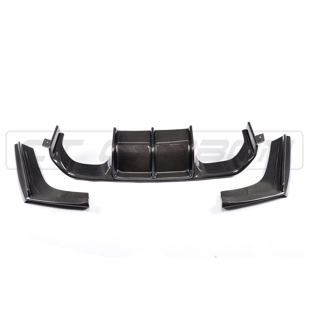 CT CARBON Splitter BMW M4 (F82) COUPE FULL CARBON FIBRE KIT - V1