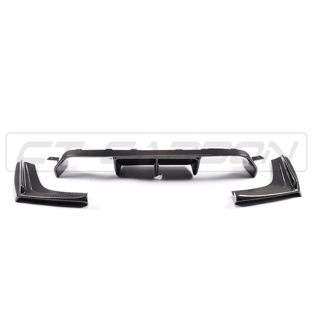 CT CARBON Splitter BMW M4 (F82) COUPE FULL CARBON FIBRE KIT - V1