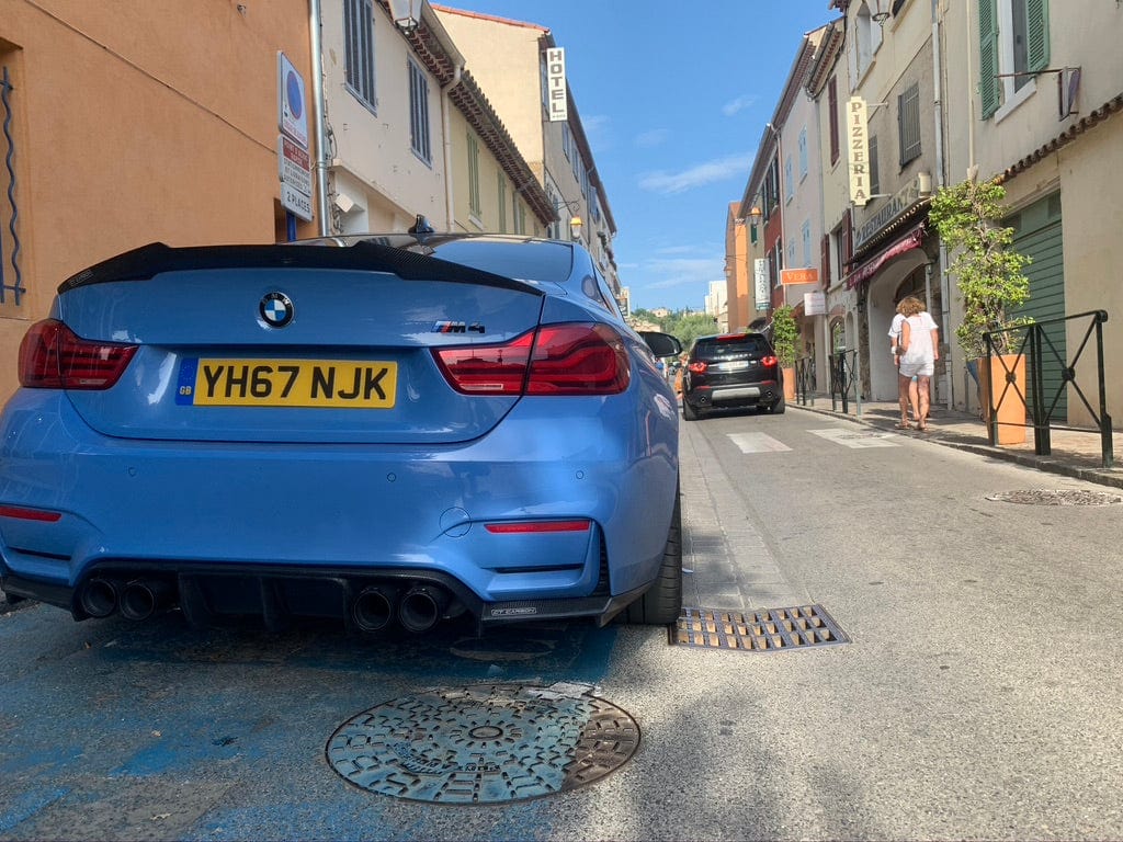 CT CARBON Splitter BMW M4 (F82) COUPE FULL CARBON FIBRE KIT - V1