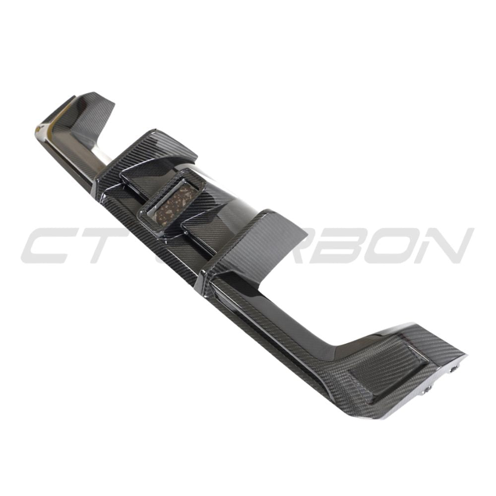 BMW M3/M4 G80/G81/G82/G83 CARBON FIBRE DIFFUSER WITH LED - CT DESIGN