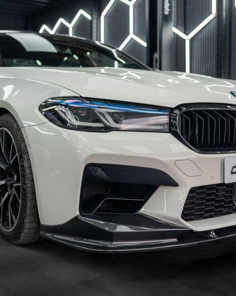 BMW F90 M5 & M5C COMPETITION CARBON FIBRE SPLITTER - 3D STYLE