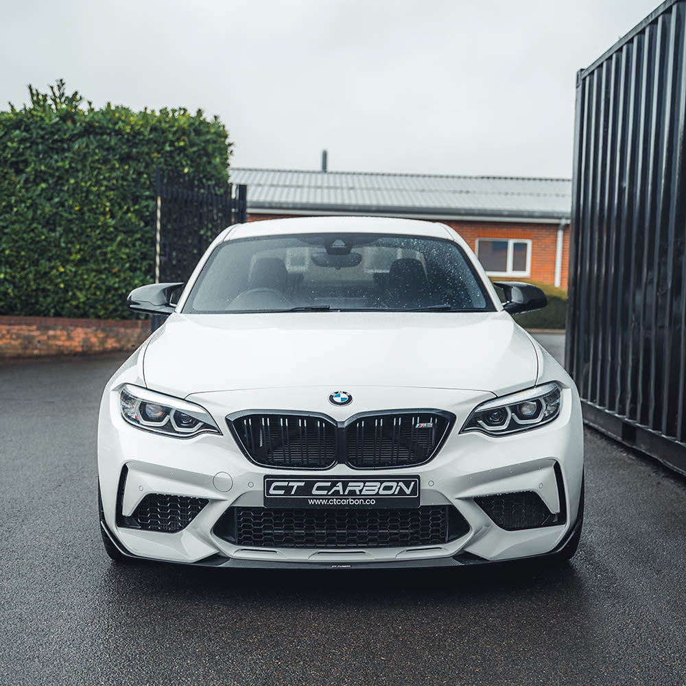 BMW M2C F87 CARBON FIBRE SPLITTER - MP STYLE