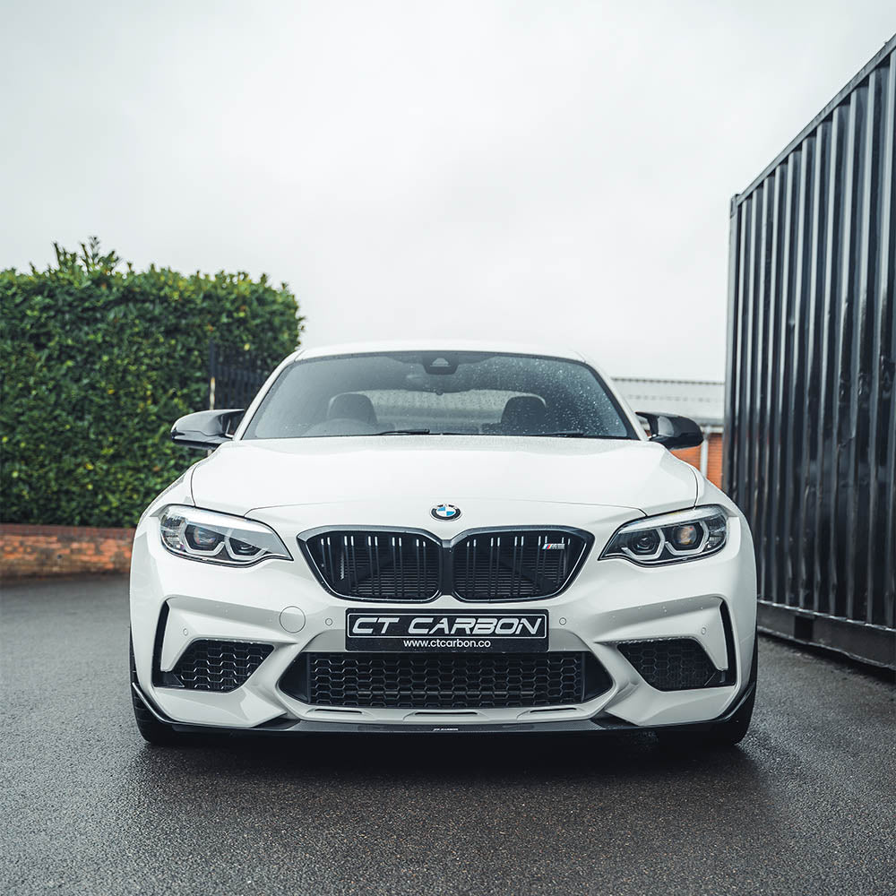 BMW M2C F87 CARBON FIBRE SPLITTER - MP STYLE