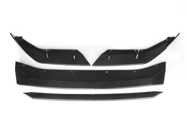 BMW M5 F90 LCI FRONT SPLITTER IN PRE PREG GLOSS CARBON FIBRE (F90)