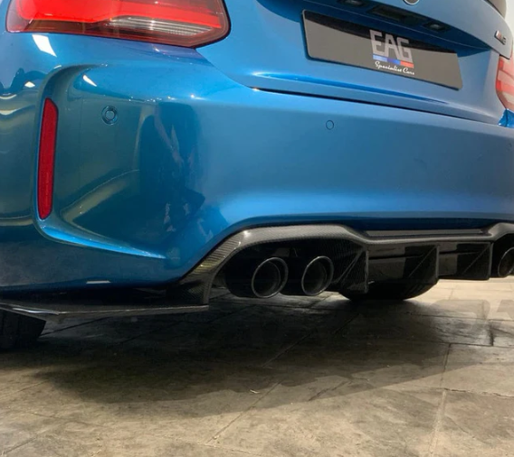 BMW M2/M2C CARBON FIBER 3 PIECE DIFFUSER - MTC-STYLE (F87)