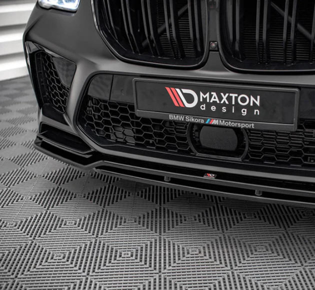 MAXTON DESIGN BMW X5M V3 FRONT SPLITTER IN GLOSS BLACK (F95)