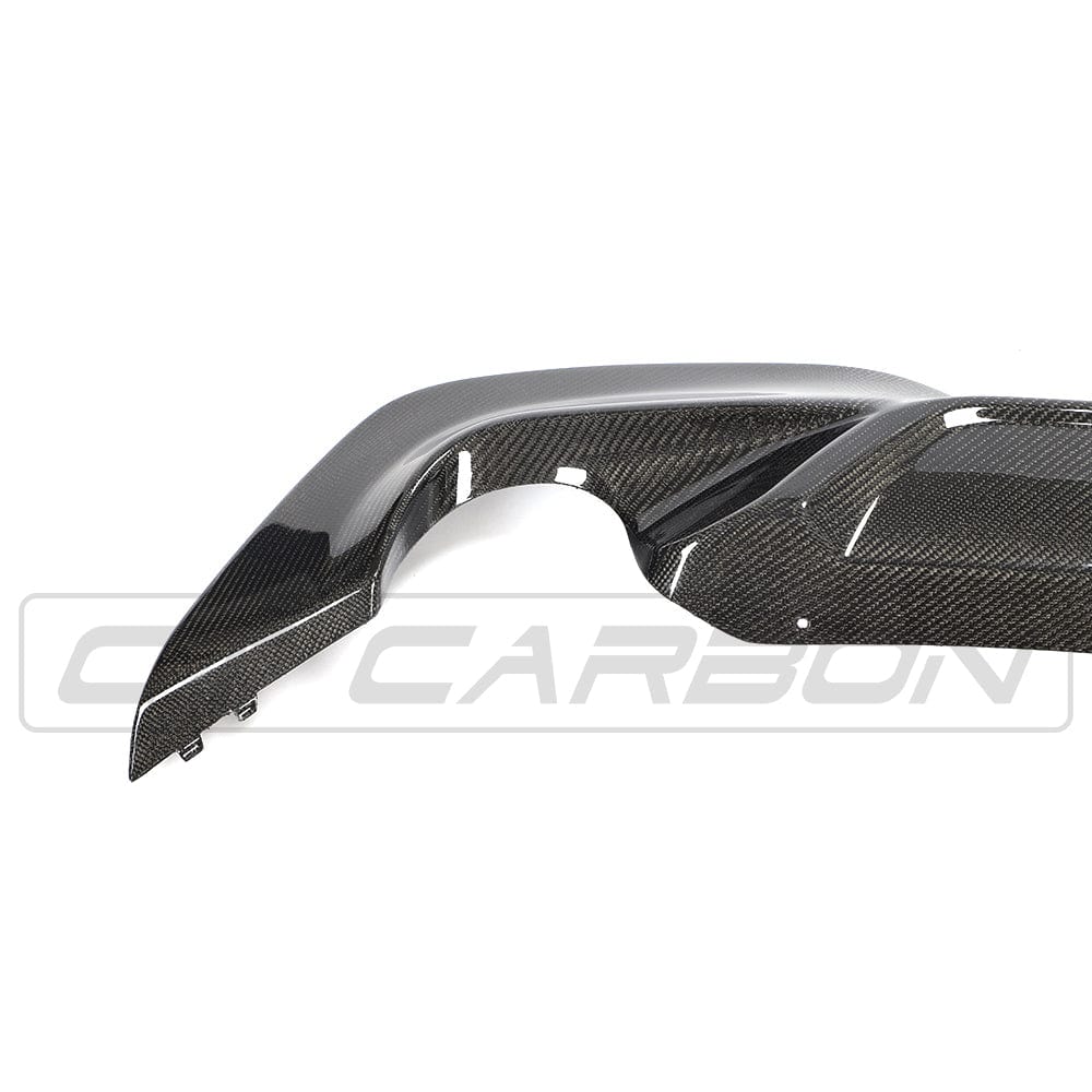 CT CARBON DIFFUSER BMW 3 SERIES G20 CARBON FIBRE DIFFUSER (Round TIps) - MP STYLE