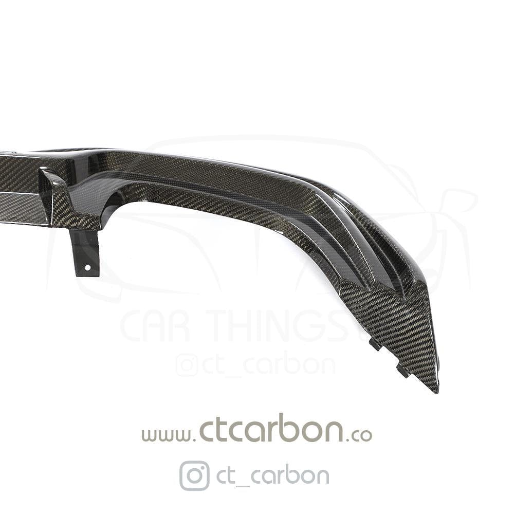 CT CARBON Diffuser BMW 3 SERIES G20 QUAD TIP CARBON FIBRE DIFFUSER - CT DESIGN