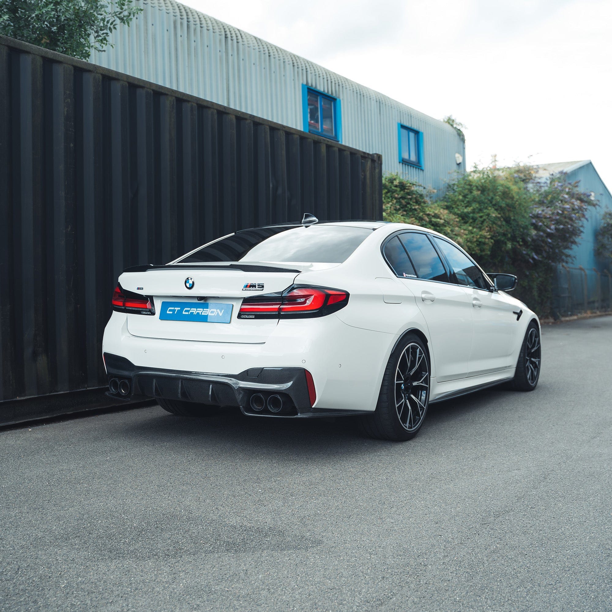 CT CARBON Diffuser BMW F90 M5 CARBON FIBRE DIFFUSER - 3D STYLE