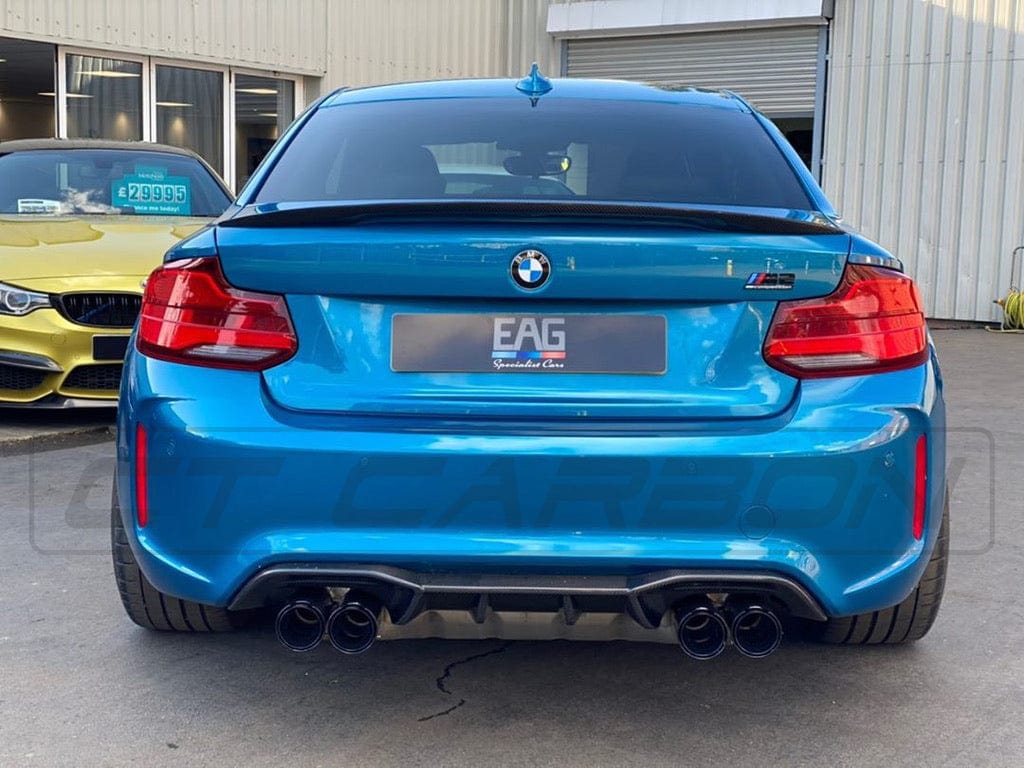 CT CARBON Diffuser BMW M2 / M2C F87 CARBON FIBRE DIFFUSER - AK STYLE