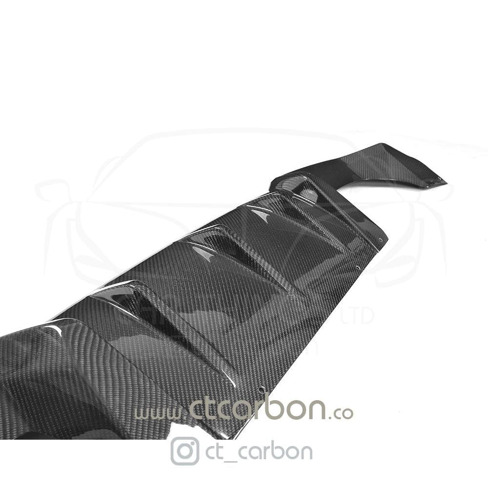 CT CARBON Diffuser BMW M2 / M2C F87 CARBON FIBRE DIFFUSER - MP STYLE