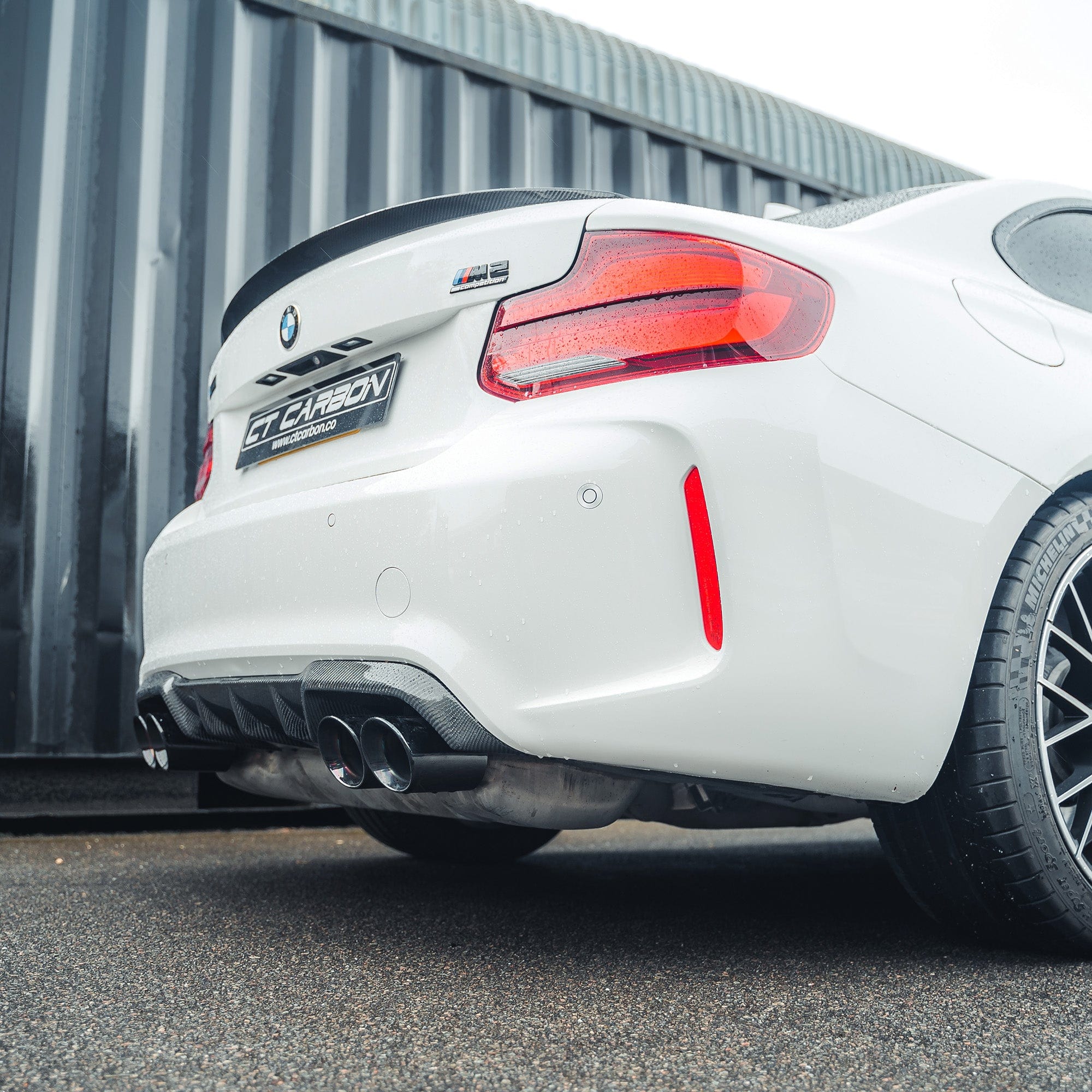 CT CARBON Diffuser BMW M2 / M2C F87 CARBON FIBRE DIFFUSER - MP STYLE