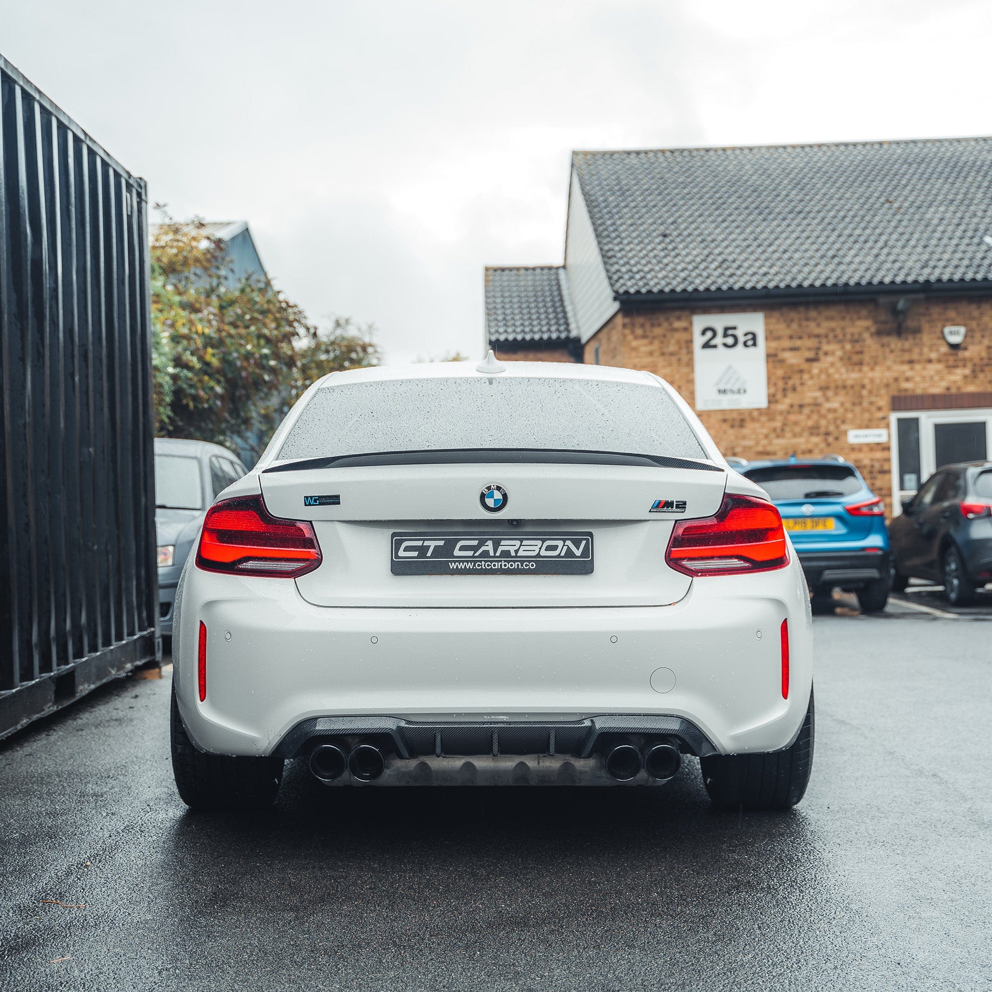 CT CARBON Diffuser BMW M2 / M2C F87 CARBON FIBRE DIFFUSER - MP STYLE