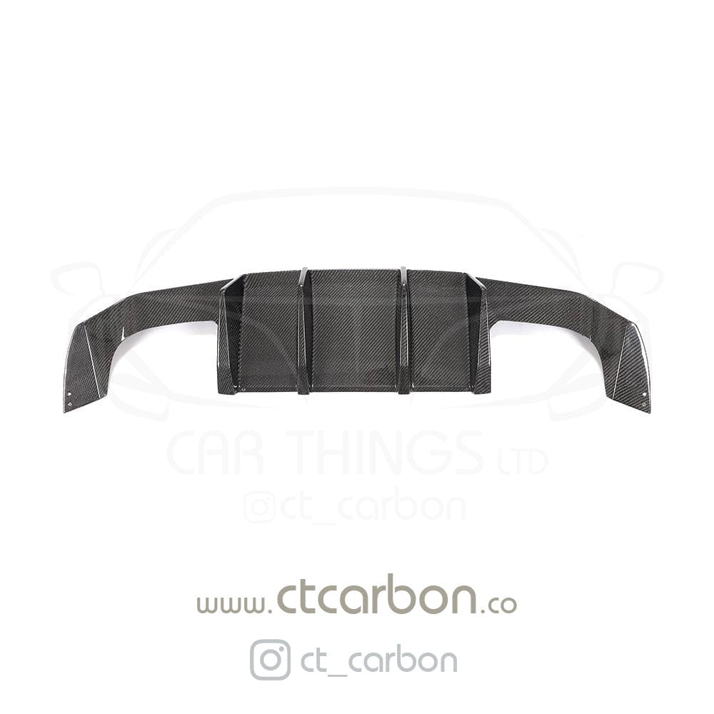 CT CARBON Diffuser BMW M2 / M2C F87 CARBON FIBRE DIFFUSER - V STYLE