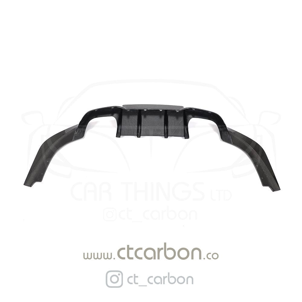 CT CARBON Diffuser BMW M2 / M2C F87 CARBON FIBRE DIFFUSER - V STYLE