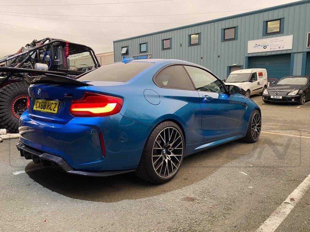 CT CARBON Diffuser BMW M2 / M2C F87 CARBON FIBRE DIFFUSER - V STYLE