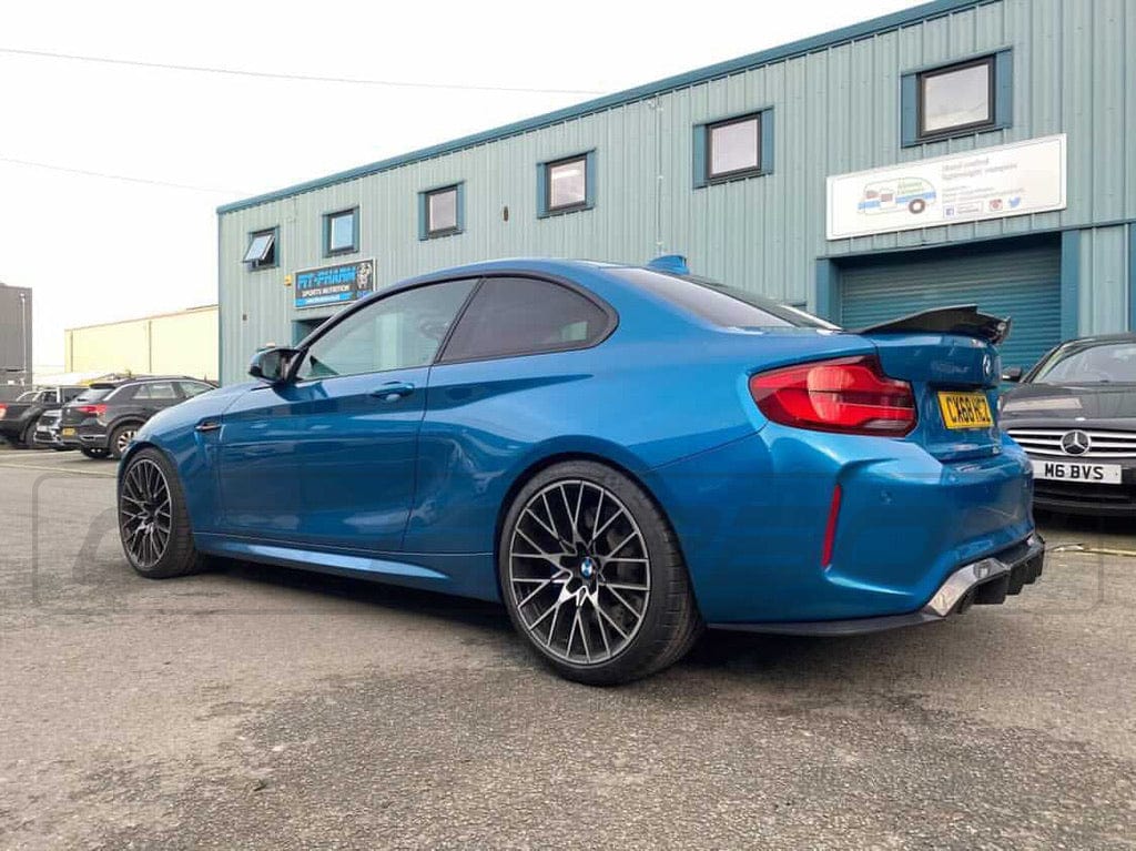 CT CARBON Diffuser BMW M2 / M2C F87 CARBON FIBRE DIFFUSER - V STYLE