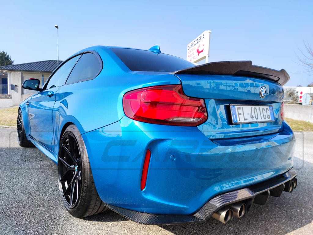 CT CARBON Diffuser BMW M2 / M2C F87 CARBON FIBRE DIFFUSER - V STYLE