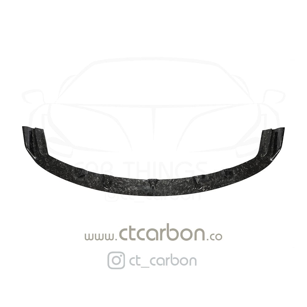 CT CARBON Diffuser BMW M2C F87 FORGED CARBON FIBRE SPLITTER - 3D STYLE