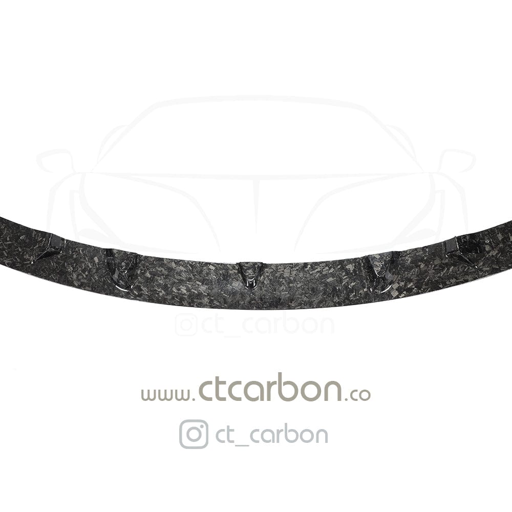 CT CARBON Diffuser BMW M2C F87 FORGED CARBON FIBRE SPLITTER - 3D STYLE