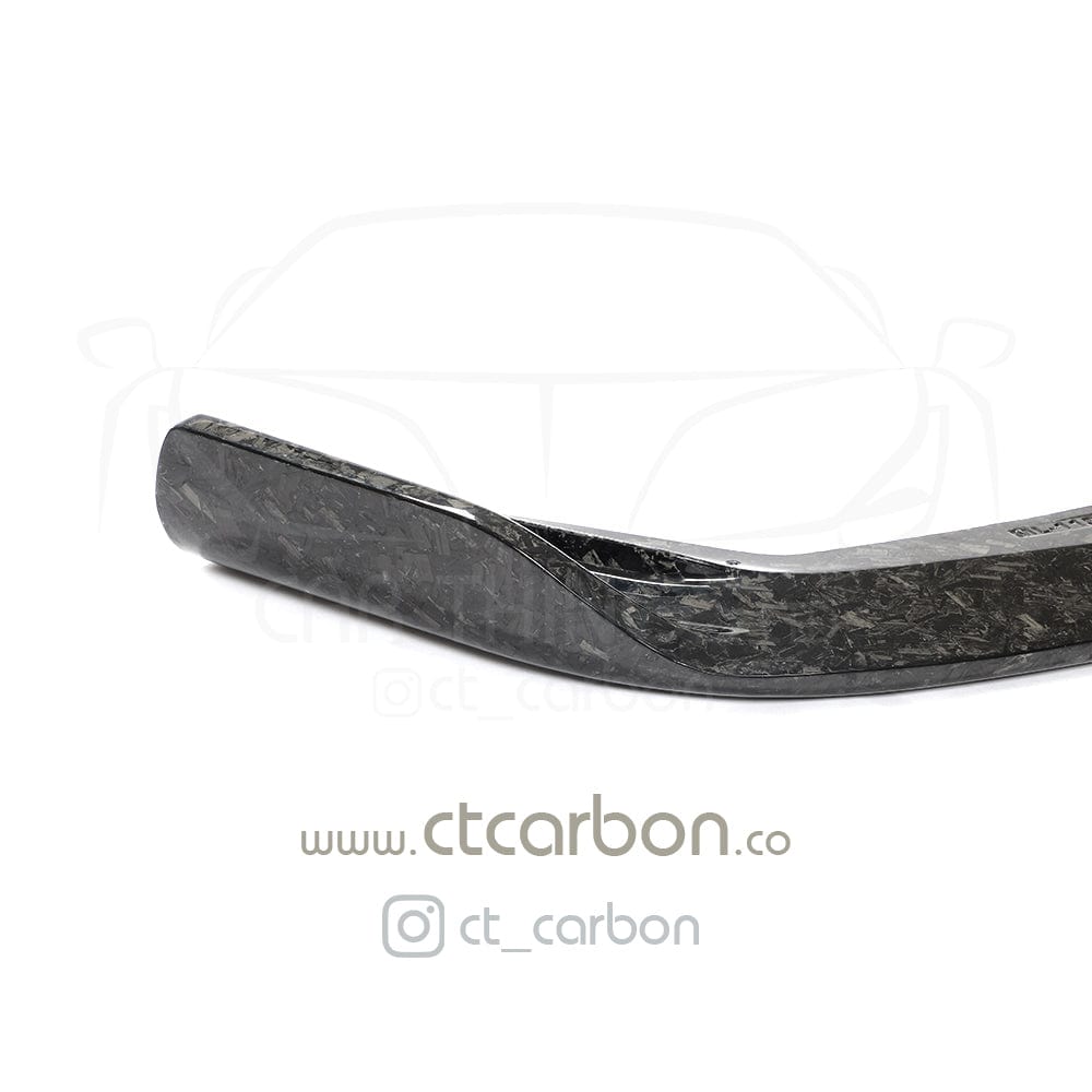 CT CARBON Diffuser BMW M2C F87 FORGED CARBON FIBRE SPLITTER - 3D STYLE