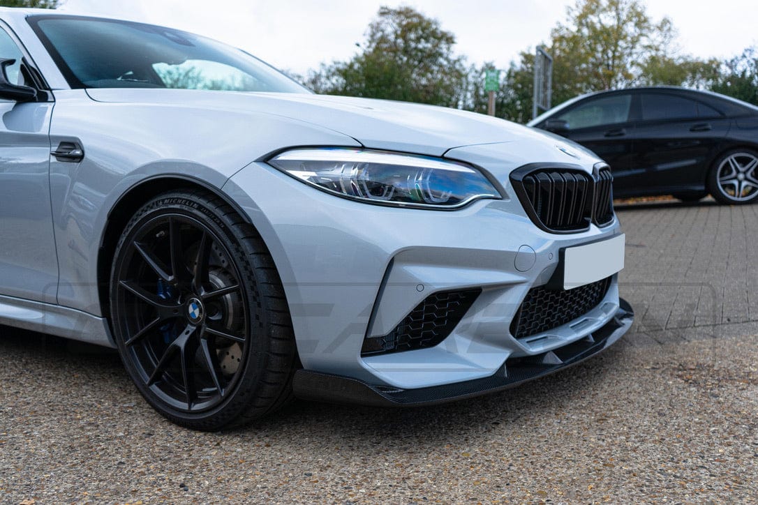 CT CARBON Diffuser BMW M2C F87 FORGED CARBON FIBRE SPLITTER - 3D STYLE