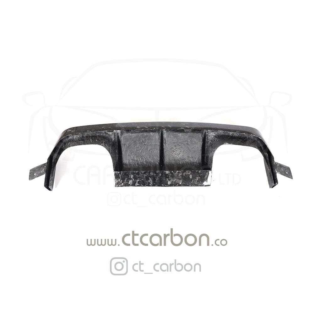 CT CARBON Diffuser BMW M3/M4 (F80 F82 F83) FORGED CARBON FIBRE DIFFUSER - V STYLE