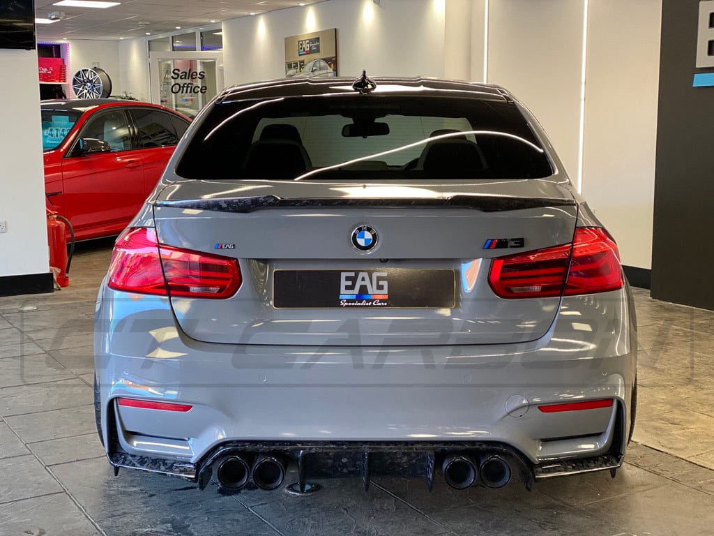 CT CARBON Diffuser BMW M3/M4 (F80 F82 F83) FORGED CARBON FIBRE DIFFUSER - V STYLE