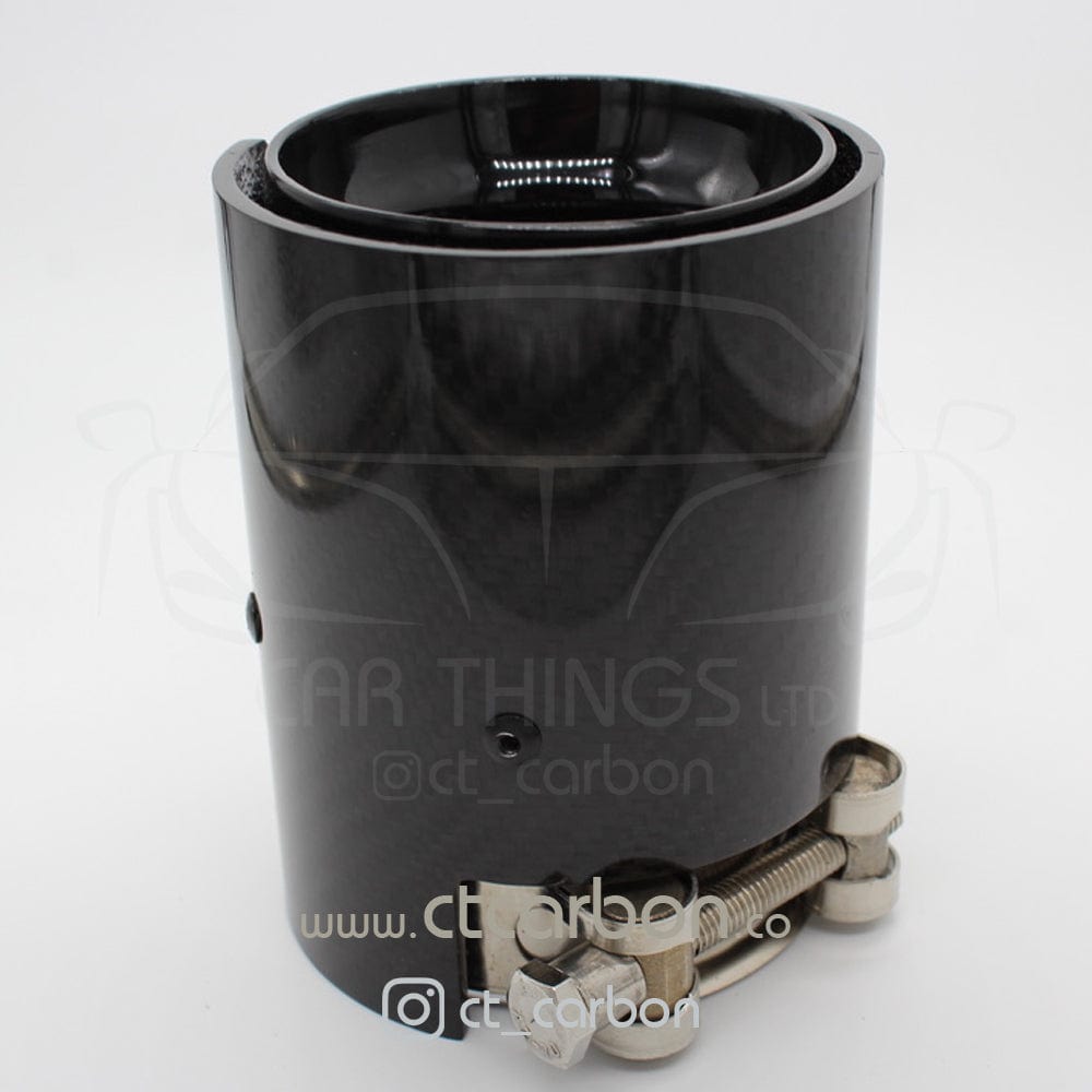 CT CARBON Exhaust Tips BMW CARBON EXHAUST TIPS 135i/140i/235i/240i/335i/340i/435i/440i - BLACK (SET OF 2)