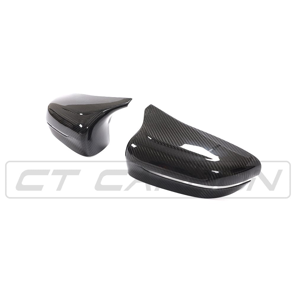 CT CARBON Mirror Covers BMW F90 M5 & M5C COMPETITION CARBON FIBRE MIRROR OVERLAY (RHD)