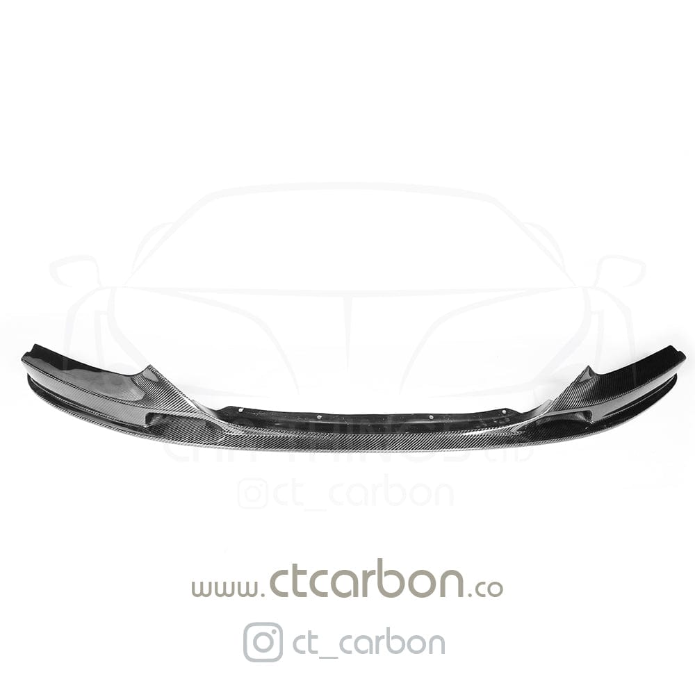 CT CARBON Splitter BMW 2 SERIES F22 & F23 M SPORT CARBON FRONT LIP SPLITTER - OEM + CT DESIGN