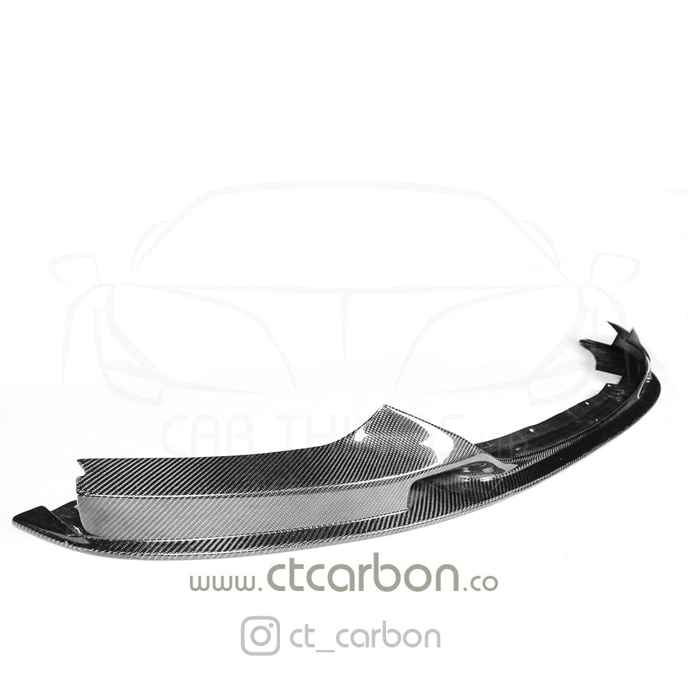 CT CARBON Splitter BMW 2 SERIES F22 & F23 M SPORT CARBON FRONT LIP SPLITTER - OEM + CT DESIGN