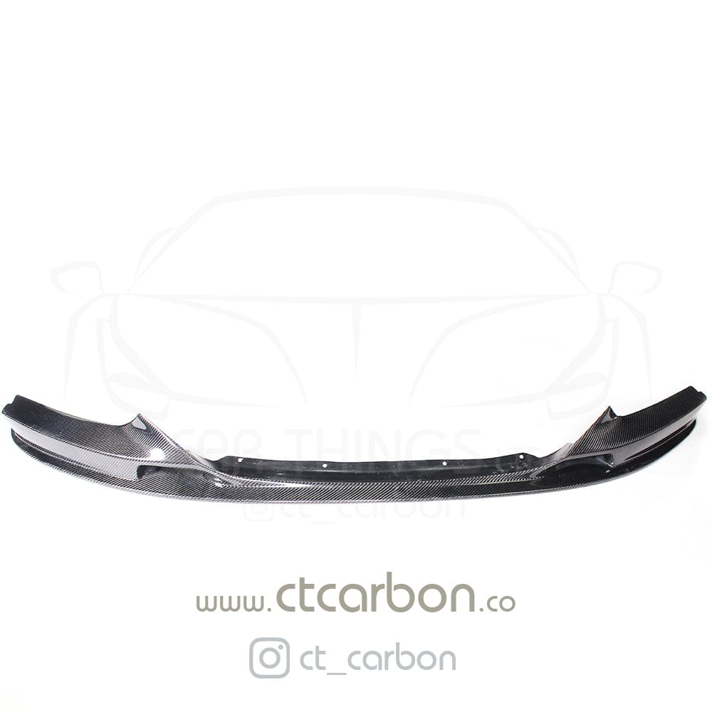 CT CARBON Splitter BMW 2 SERIES F22 & F23 M SPORT CARBON FRONT LIP SPLITTER - OEM + CT DESIGN