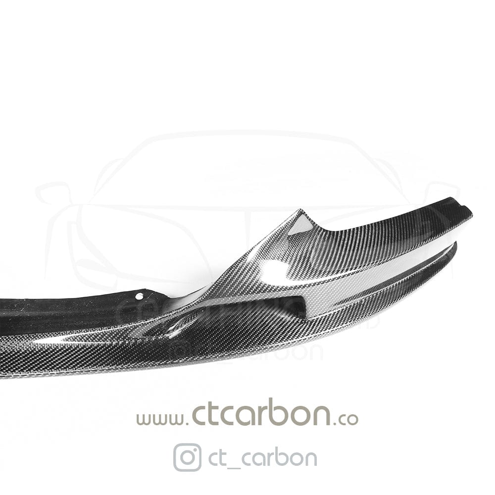 CT CARBON Splitter BMW 2 SERIES F22 & F23 M SPORT CARBON FRONT LIP SPLITTER - OEM + CT DESIGN