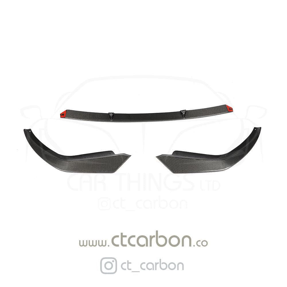 CT CARBON Splitter BMW 3 SERIES G20 CARBON FIBRE SPLITTER - CT STYLE