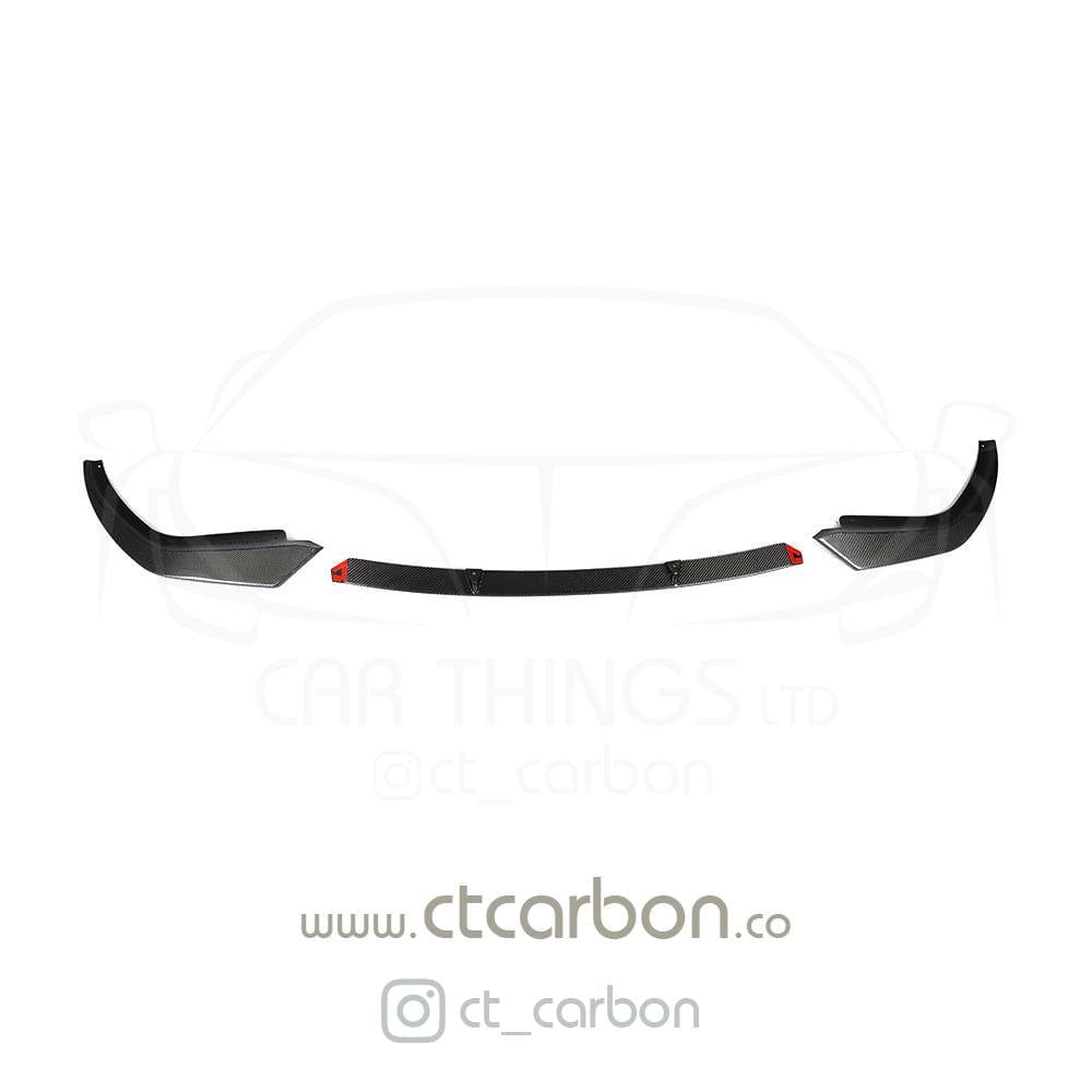 CT CARBON Splitter BMW 3 SERIES G20 CARBON FIBRE SPLITTER - CT STYLE