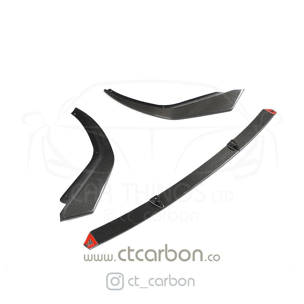 CT CARBON Splitter BMW 3 SERIES G20 CARBON FIBRE SPLITTER - CT STYLE