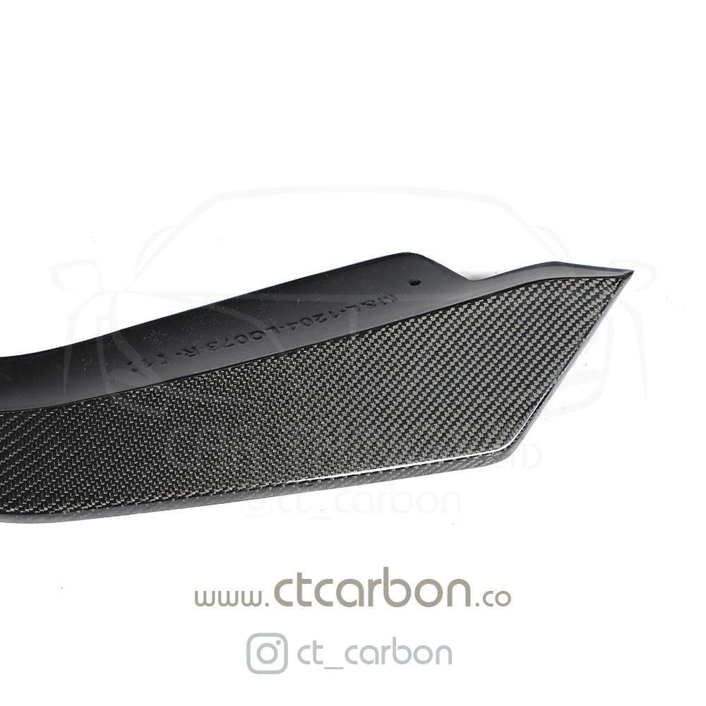 CT CARBON Splitter BMW 3 SERIES G20 CARBON FIBRE SPLITTER - CT STYLE