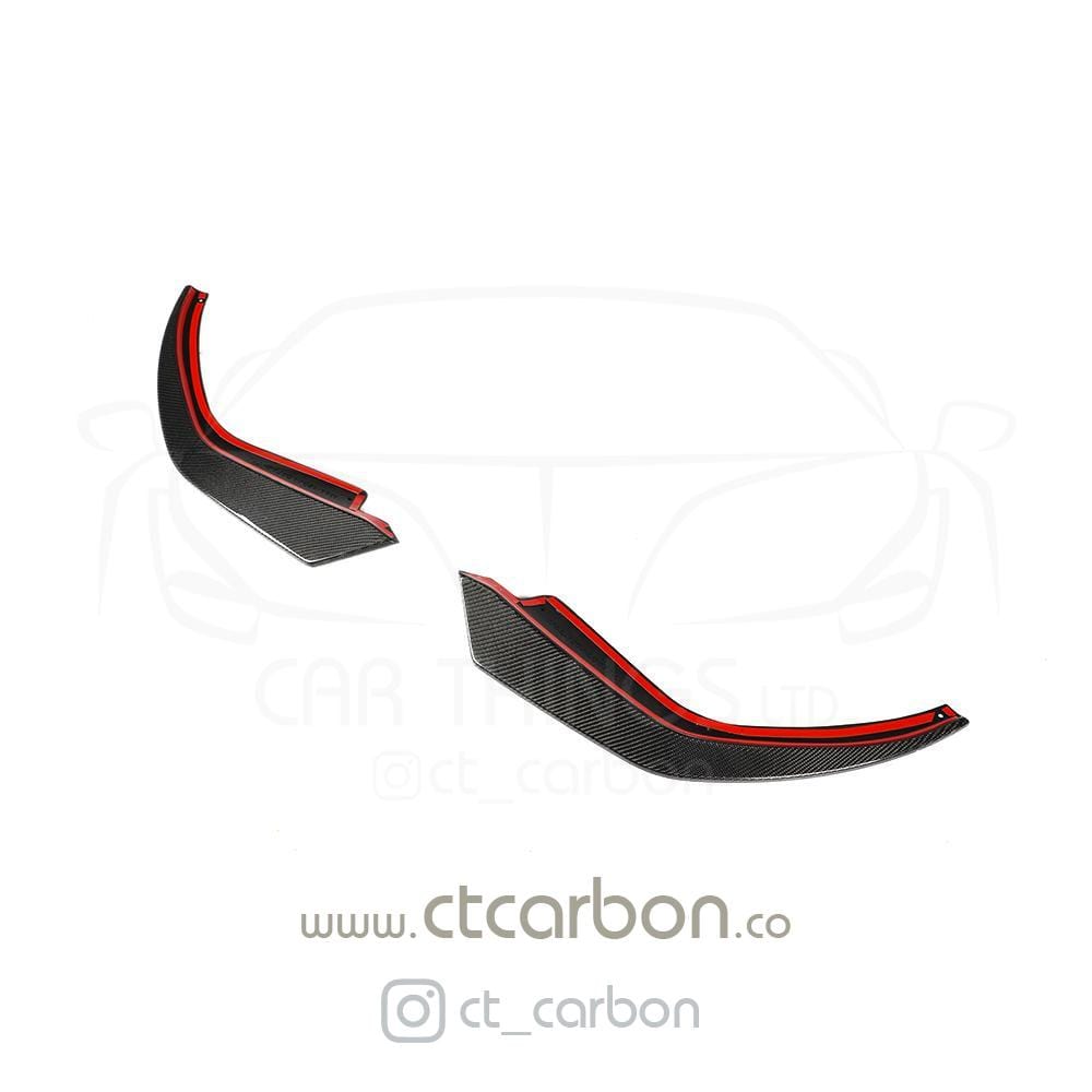 CT CARBON Splitter BMW 3 SERIES G20 CARBON FIBRE SPLITTER - CT STYLE