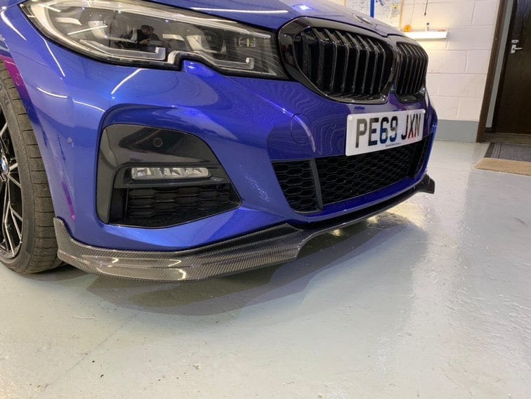 CT CARBON Splitter BMW 3 SERIES G20 CARBON FIBRE SPLITTER - MP STYLE