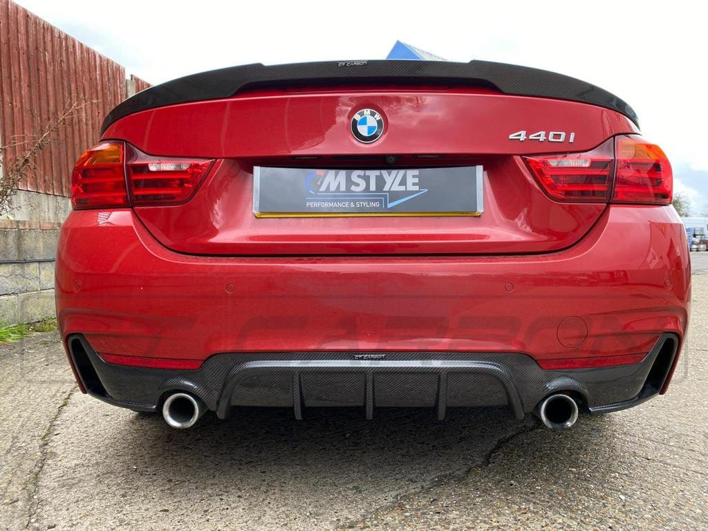 CT CARBON Splitter BMW F36 4 SERIES COUPE FULL CARBON FIBRE KIT - MP STYLE