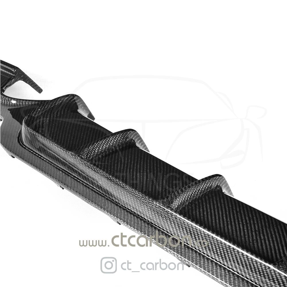 CT CARBON Splitter BMW F36 4 SERIES COUPE FULL CARBON FIBRE KIT - MP STYLE